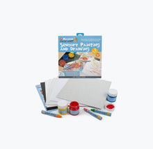 Load image into Gallery viewer, Micador Sensory Painting and Drawing kit with materials on a white background
