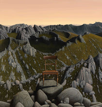 Load image into Gallery viewer, Chair sitting in the mountains.