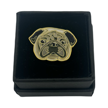 Load image into Gallery viewer, Michael McWilliams – Gentle Protagonist  Pug lapel pin