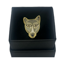 Load image into Gallery viewer, Michael McWilliams – Gentle Protagonist Thylacine head lapel pin