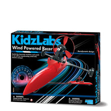 Load image into Gallery viewer, Black box with image of red racing car with wind propeller.