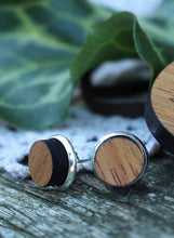 Load image into Gallery viewer, Tassie Dazzle – Huon pine earrings