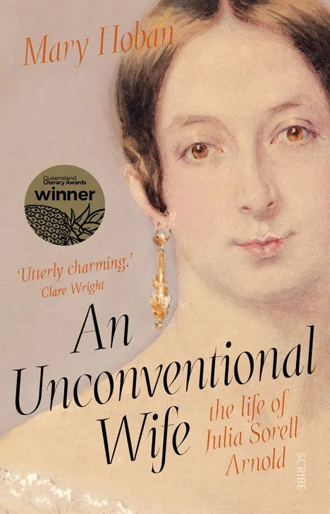 Book cover of 'An Unconventional Wife' by Mary Hoban featuring a portrait of a woman.