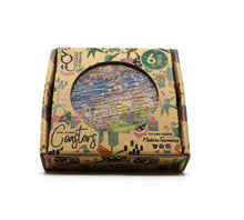 Load image into Gallery viewer, Pack of coasters with a decorative box on a white background
