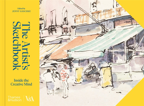 Images of sketching with yellow trim.