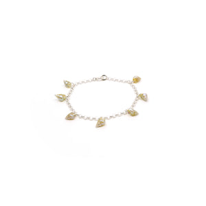 Maireener shells and silver chain bracelet.