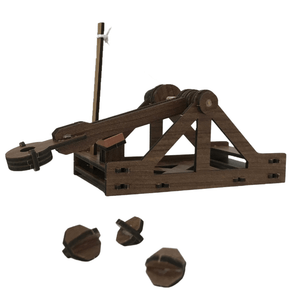 Image of the catapult being constructed.