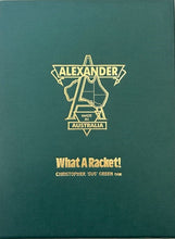 Load image into Gallery viewer, Green book with gold text and logo, featuring &#39;Alexander&#39; and &#39;Made in Australia&#39;.
