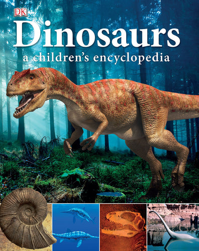 Children‘s book with realistic representations of dinosaurs and interesting facts of prehistoric life.
