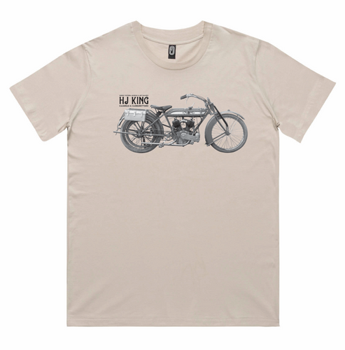 A tshirt with a picture of a Champion motorcycle.
