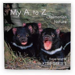 Photograph of three devil cubs on cover.