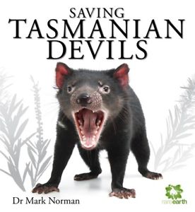 Tasmanian Devil mouth open.