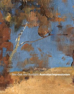 Impressionist painting of Australian landscape.