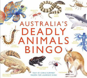 Illustrated animals of Australia.