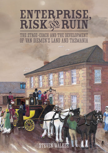 Ian Johnston's impression of The Lake Frederick Inn and the Oatland's streetscape in the 1840's.