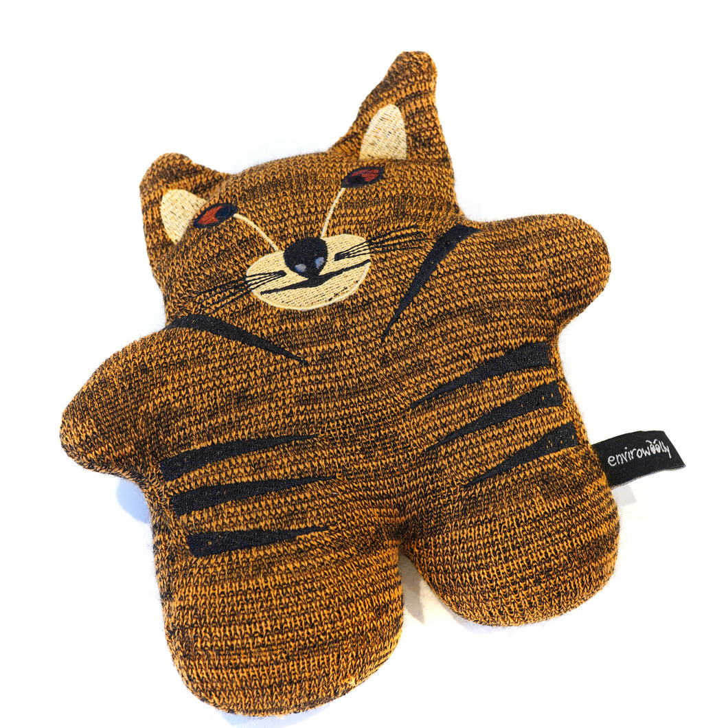 Thylacine in knitted fabric with embroidered details.